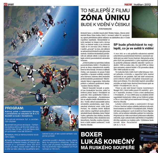 Offene Meisterschaft der Tschechischen Republik im Fallschirmspringen