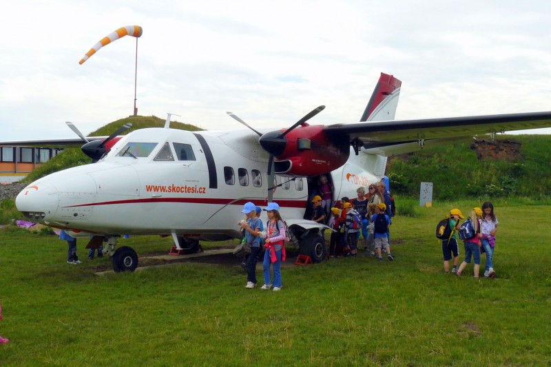 Kindertag am Flughafen in Prostějov