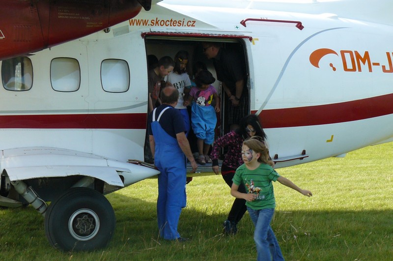 Kindertag am Flughafen in Prostějov
