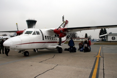 Anfahrt zum flughafen